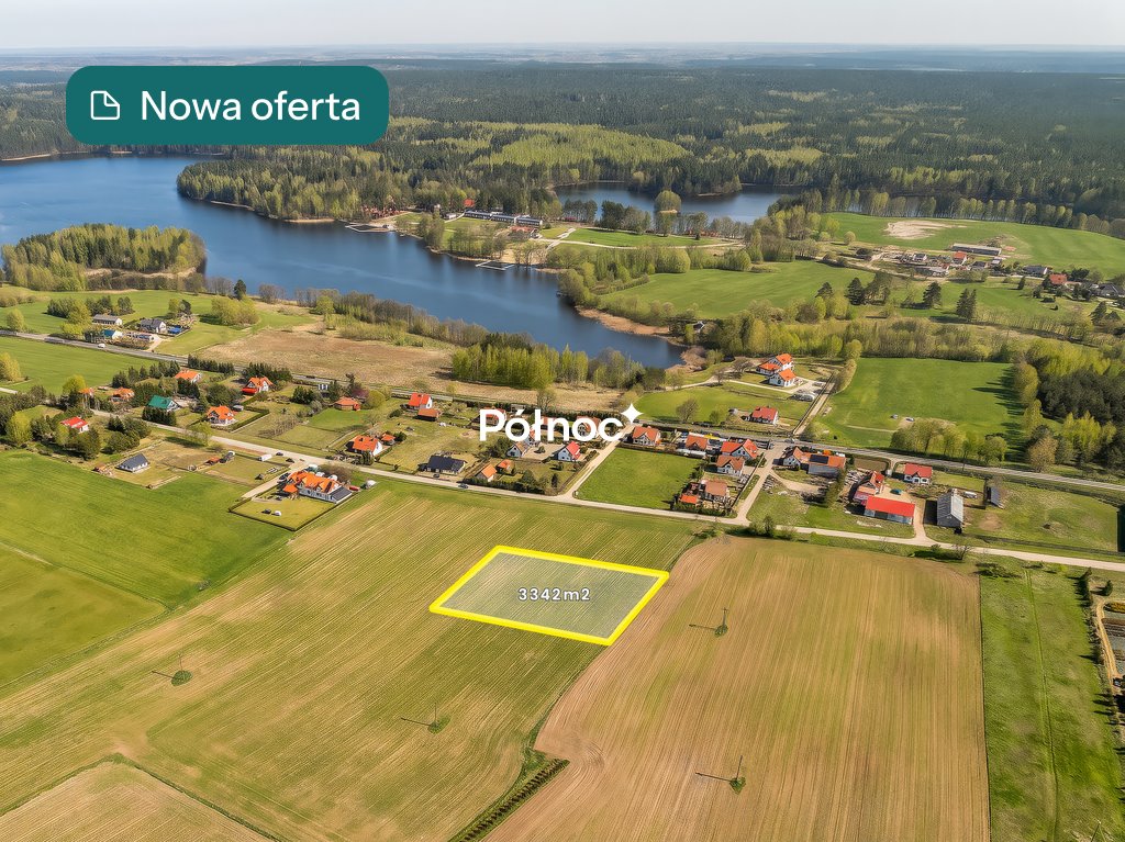 Działka 3342 m² w Pieckach - blisko jezior i infrastruktury Piecki  3 342m2 Foto 1