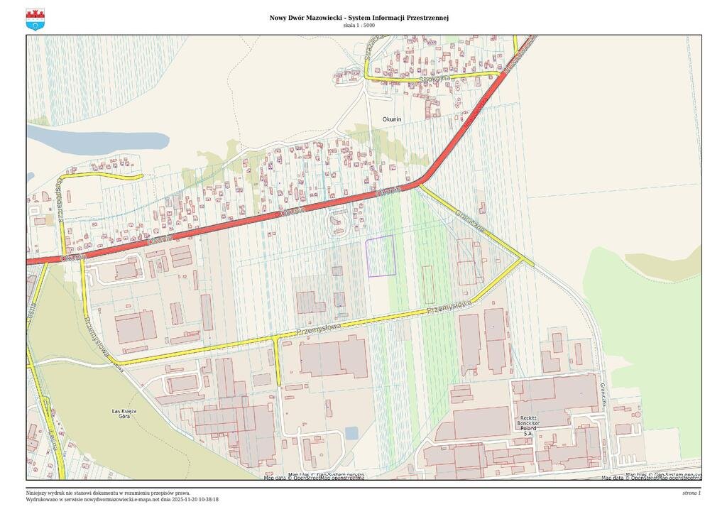 Działka na sprzedaż 8 778 m2 w Nowym Dworze Mazowieckim Nowy Dwór Mazowiecki  8 778m2 Foto 1