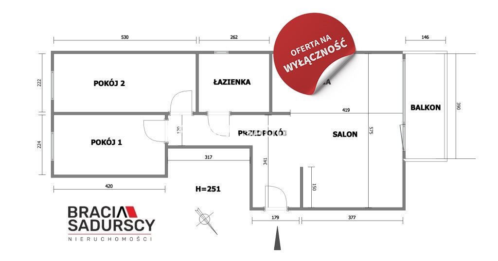 Mieszkanie trzypokojowe na sprzedaż Kraków, Bieżanów-Prokocim, Złocień, Domagały  61m2 Foto 3