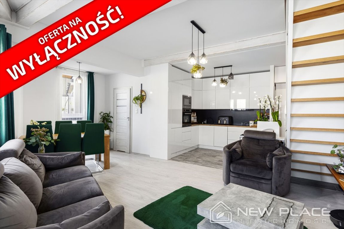 Dwupoziomowe 64 m² z tarasem i balkonami, gotowe do wprowadzenia Wrocław, Maślice, Węgliniecka  64m2 Foto 1