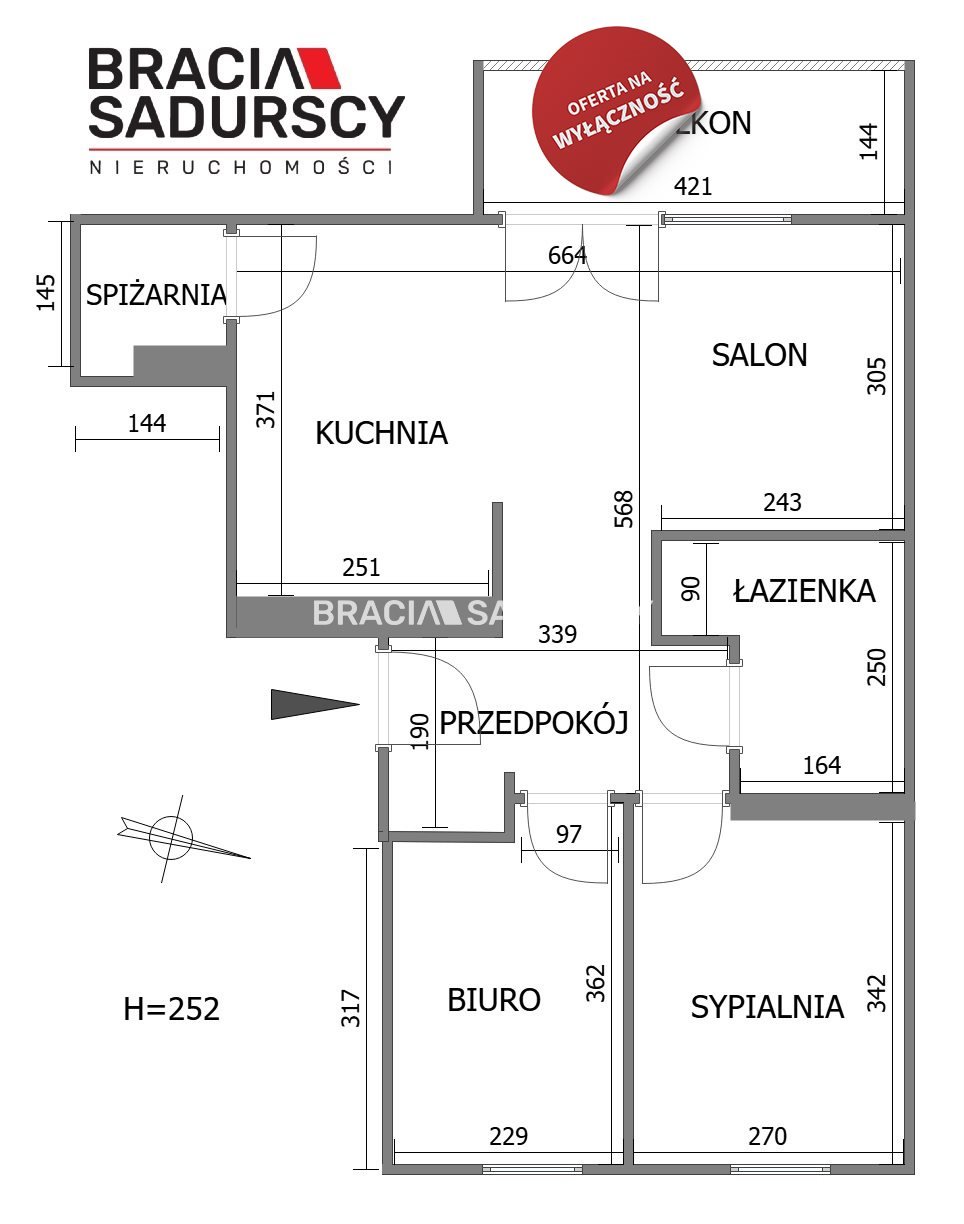 Mieszkanie trzypokojowe na sprzedaż Kraków, Bieżanów-Prokocim, Złocień, Czeczów  55m2 Foto 3