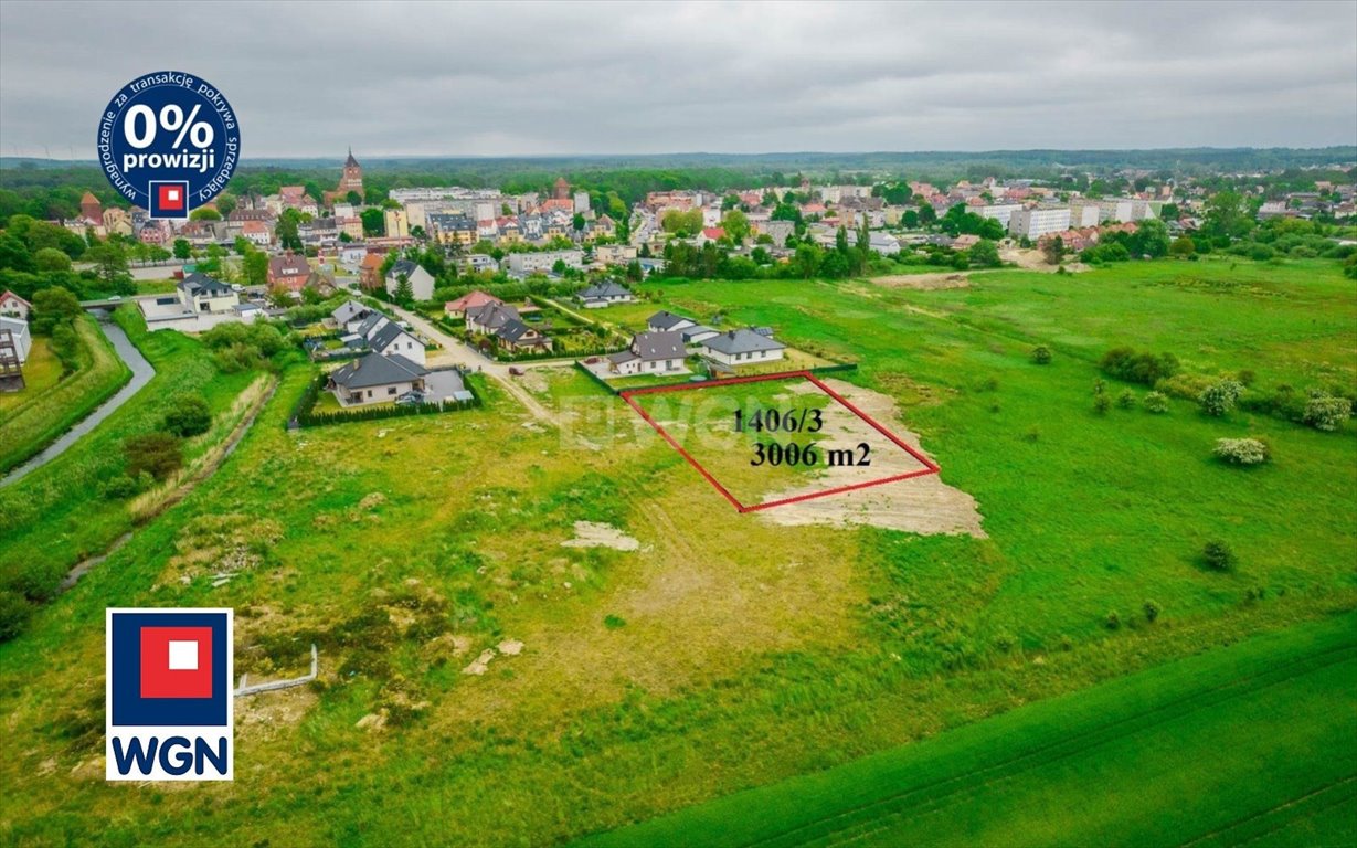 Działka 3006 m2 z warunkami zabudowy, cisza i spokój Sławno, Mickiewicza  3 006m2 Foto 1