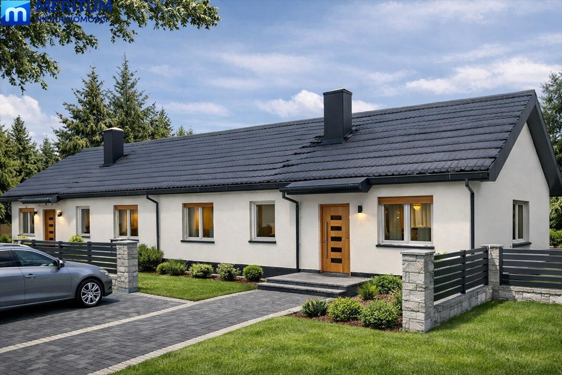 Nowoczesny dom bliźniak 85 m2 z dużą działką 650 m2 Korytów  86m2 Foto 1