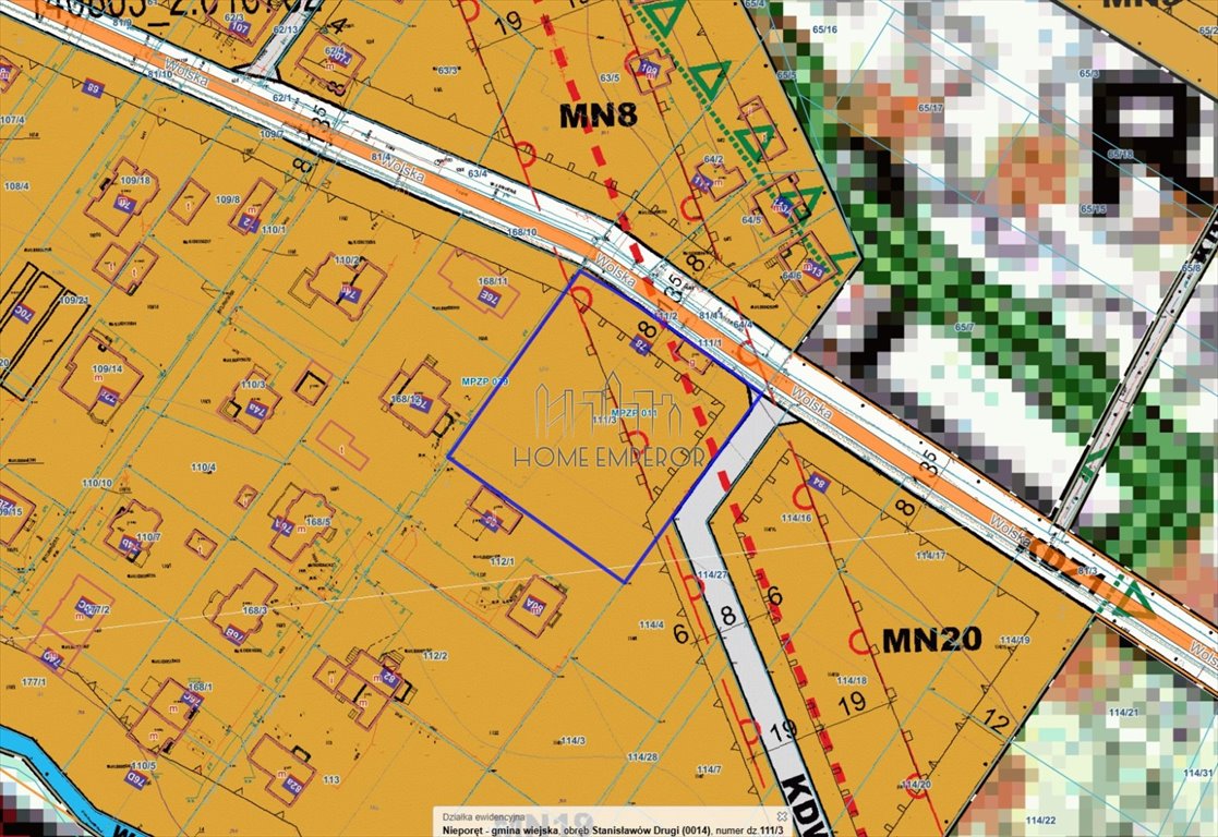 Zapraszam do obejrzenia działki 3377 m² w Stanisławowie Drugi Stanisławów Drugi, Wolska  3 377m2 Foto 1