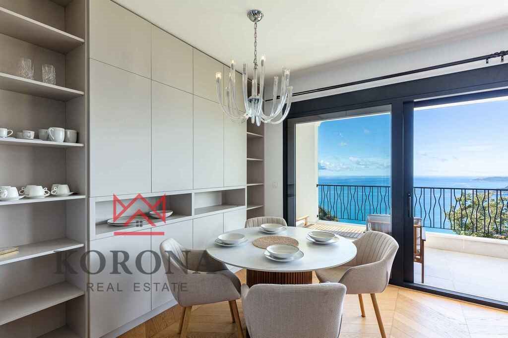 Polecam przestronny apartament 90 m² z panoramicznym widokiem Czarnogóra, Blizikuće, Blizikuće  90m2 Foto 1