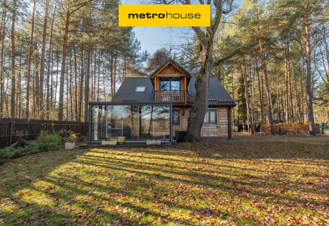 Urokliwy dom nad Narwią, 6 pokoi, ogród, kominek Dzbądz  100m2 Foto 1