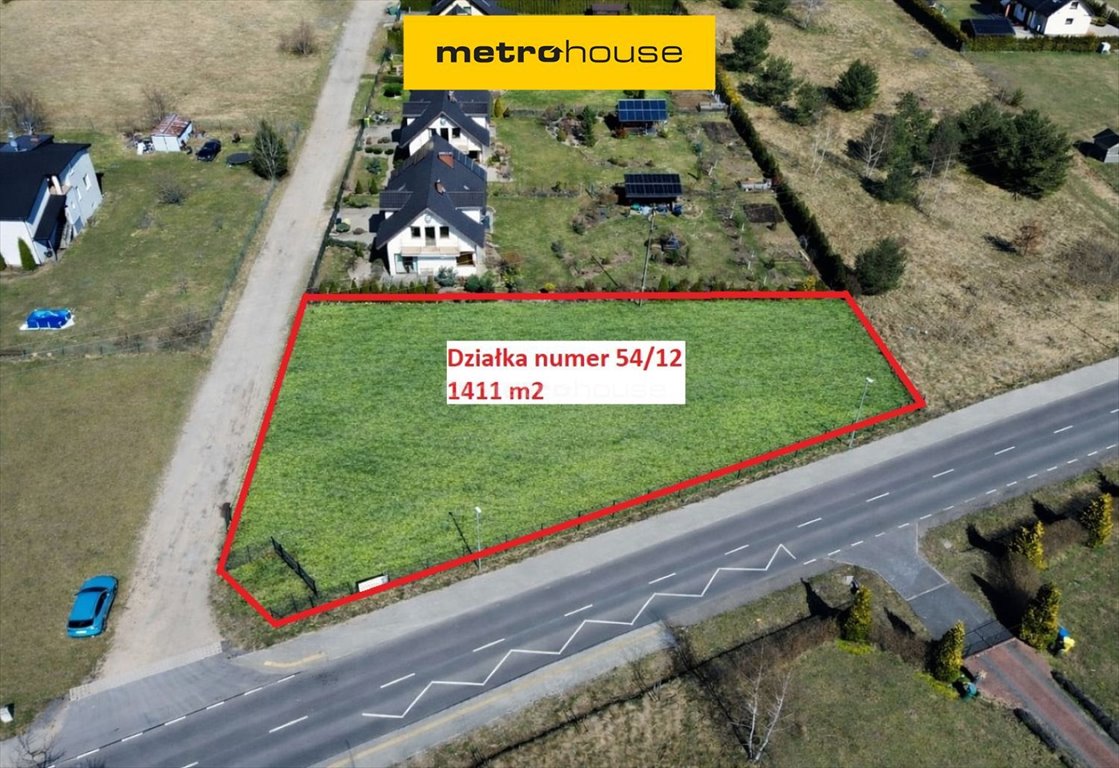 Działka budowlana 1411 m² pod dom w spokojnej okolicy Machowino  1 411m2 Foto 1