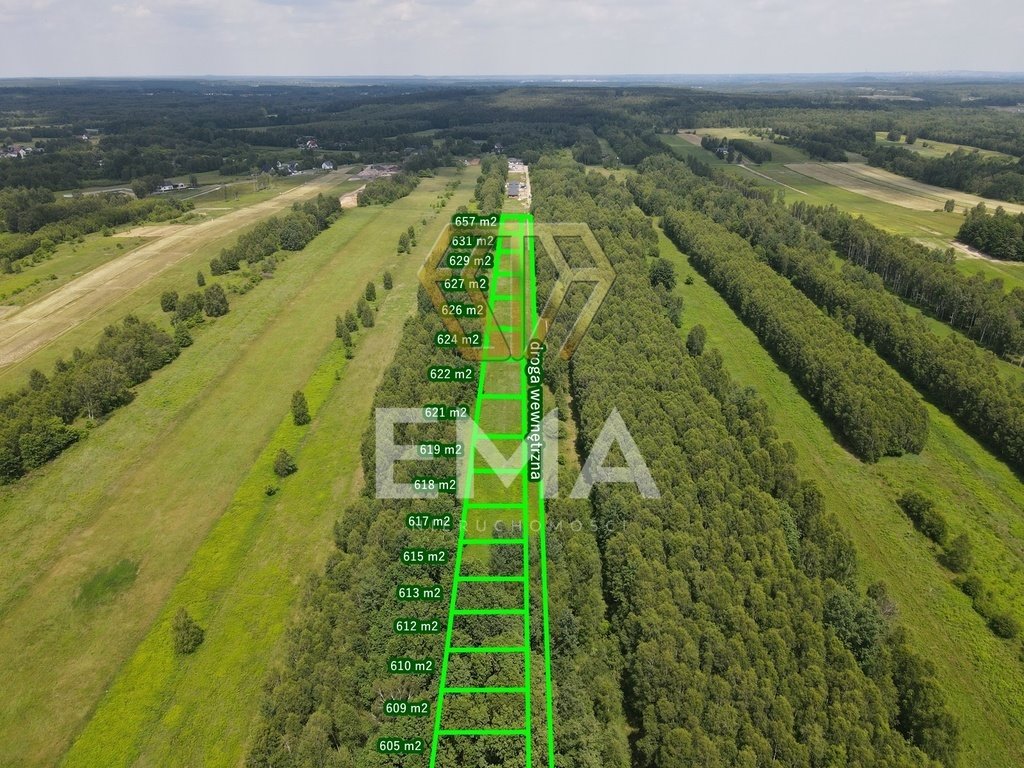 Działki budowlane w Starczy przy Polnej – od 609 m²! Starcza, Polna  657m2 Foto 1