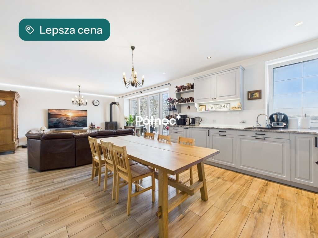 Przestronny dom z działką 1,386 ha nad jeziorami w Warkałkach Warkałki  160m2 Foto 1