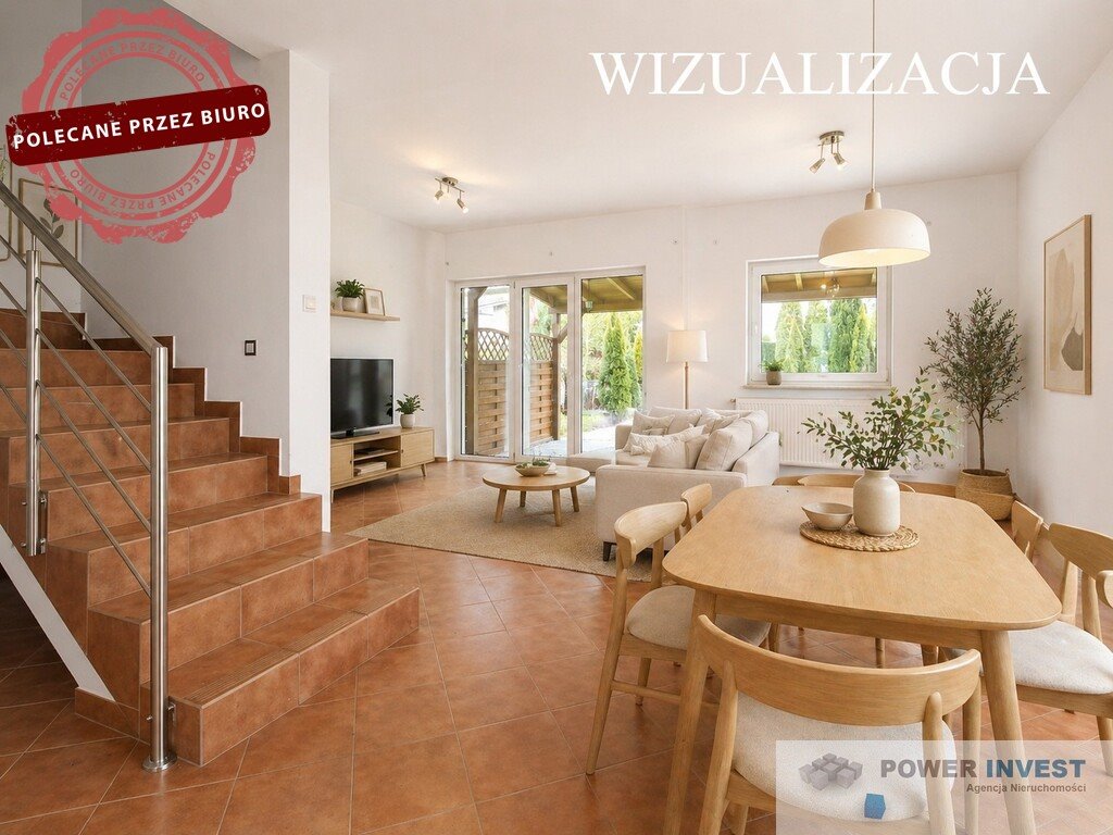 Dom w zabudowie szeregowej 122 m2 z garażem i ogrodem Niepołomice  122m2 Foto 1