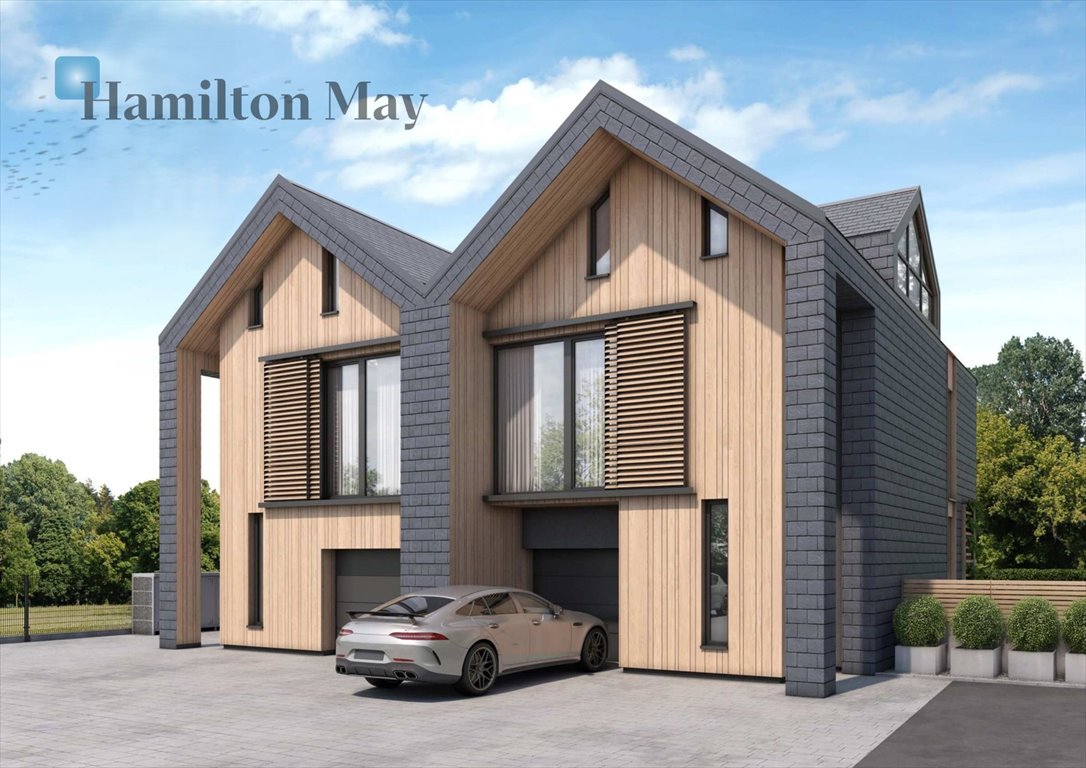 Nowoczesny dom bliźniaczy 115 m² z ogrodem i garażem Budzyń, Budzyń  115m2 Foto 1