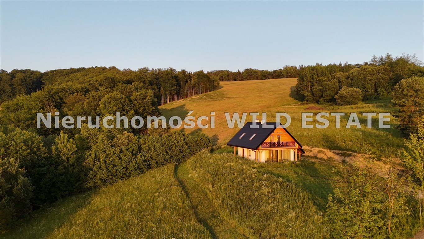 Nowoczesny dom z panoramicznym widokiem i dużym tarasem Baligród, Baligród, Baligród  89m2 Foto 1