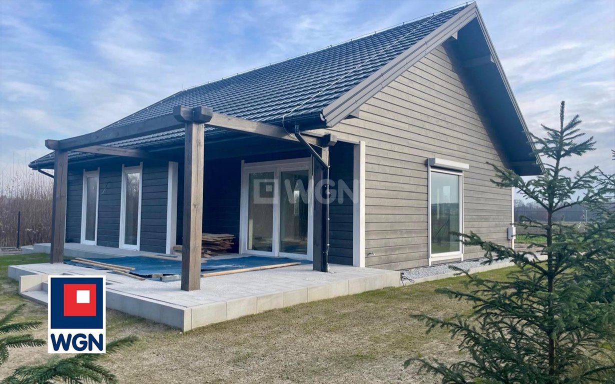 Nowoczesny dom szkieletowy 134 m2 z antresolą i ogrodem Szymankowszczyzna, Szymankowszczyzna  134m2 Foto 1