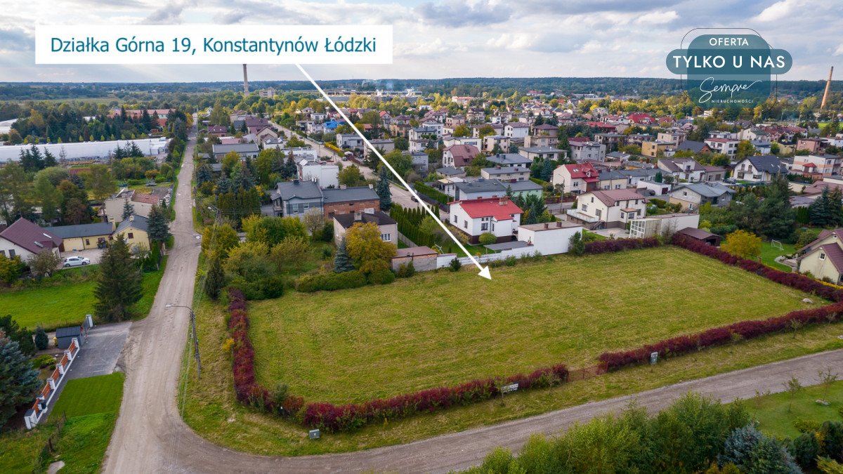 Działka budowlana na sprzedaż Konstantynów Łódzki, Górna  3 358m2 Foto 3