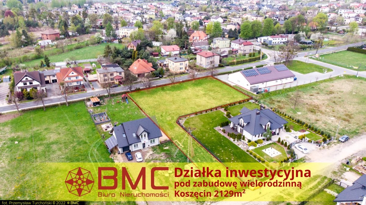 Działka budowlana na sprzedaż Koszęcin, Jesienna  2 126m2 Foto 1