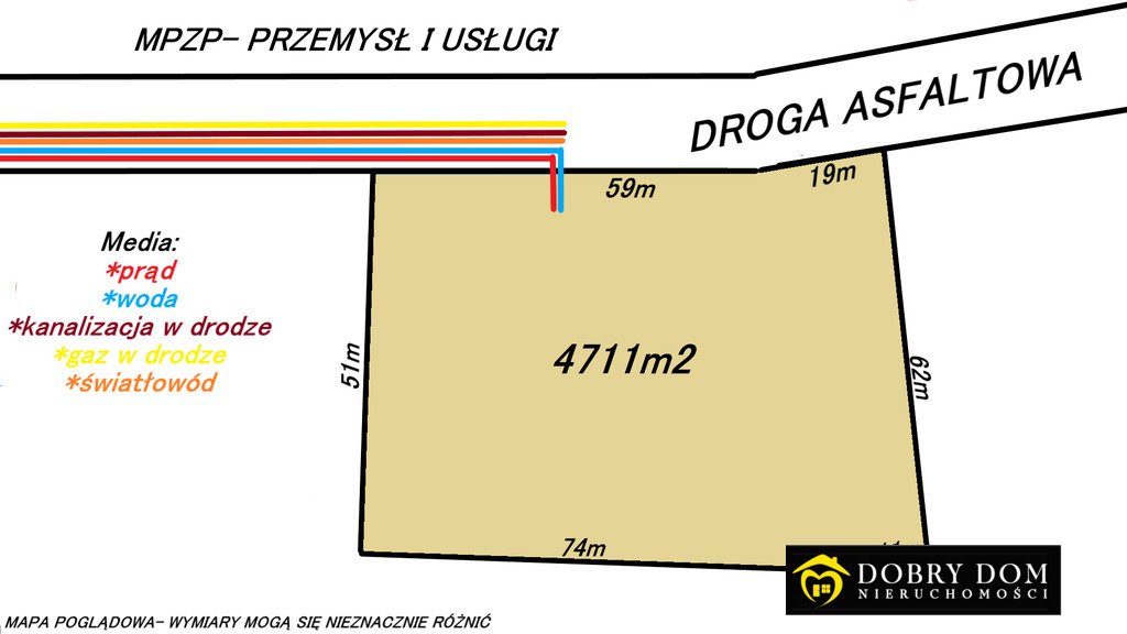 Działka przemysłowo-handlowa na sprzedaż Wasilków  4 711m2 Foto 1