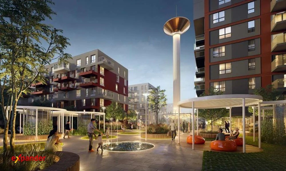 Nowoczesne 4-pokojowe mieszkanie 94 m2 z balkonem, parkingiem i smart home Poznań, Klemensa Janickiego  94m2 Foto 1