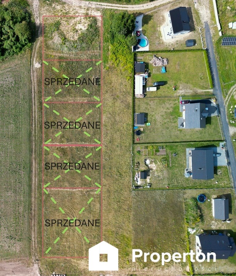Działki budowlane w Szczancu, 895 m², spokój i natura Szczaniec  895m2 Foto 1