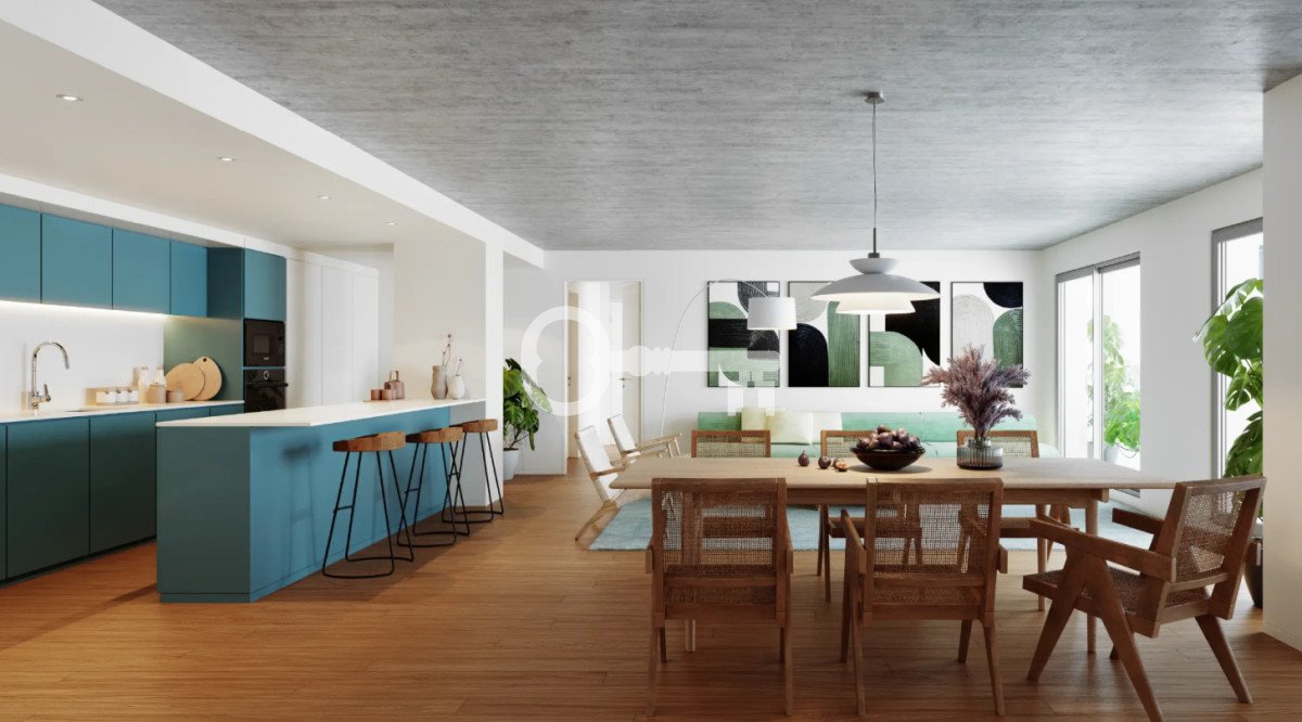 Nowoczesne mieszkanie 89,7 m² w Lizbonie - zielony dach i parking Portugalia, Lizbona, Arroios  90m2 Foto 1