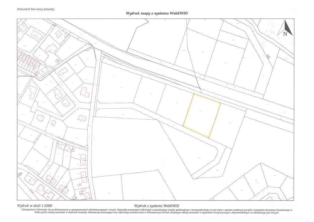 Działka budowlana na sprzedaż Jedlina-Zdrój, Kłodzka  3 660m2 Foto 1