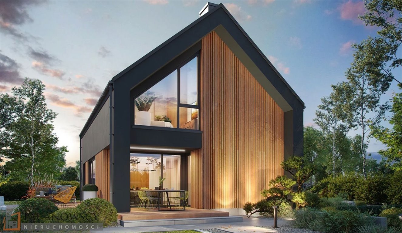 Nowoczesny dom 3 sypialnie, taras, garaż, stan deweloperski Narama  129m2 Foto 1