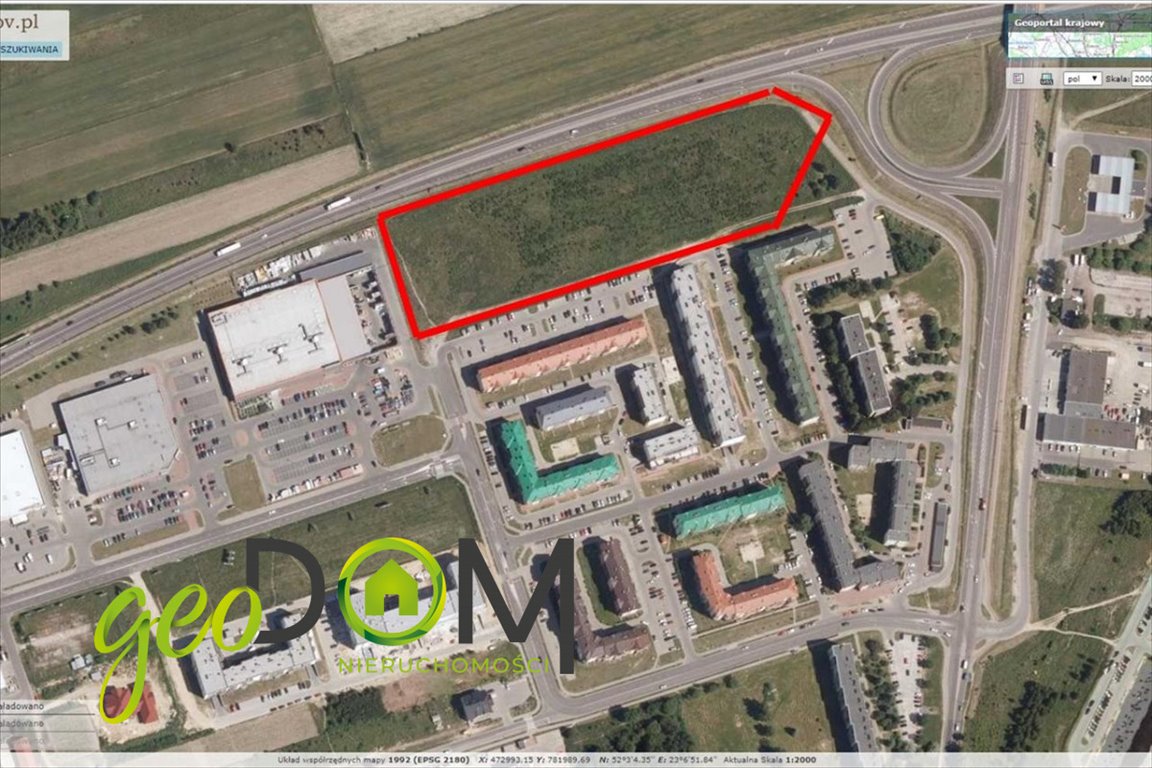 Duża działka inwestycyjna 25 tys. m² z pełną infrastrukturą Biała Podlaska  25 108m2 Foto 1