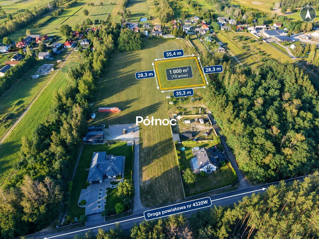 Działka 1000 m² w Karolewie z WZ - zapraszam Karolew  1 000m2 Foto 1