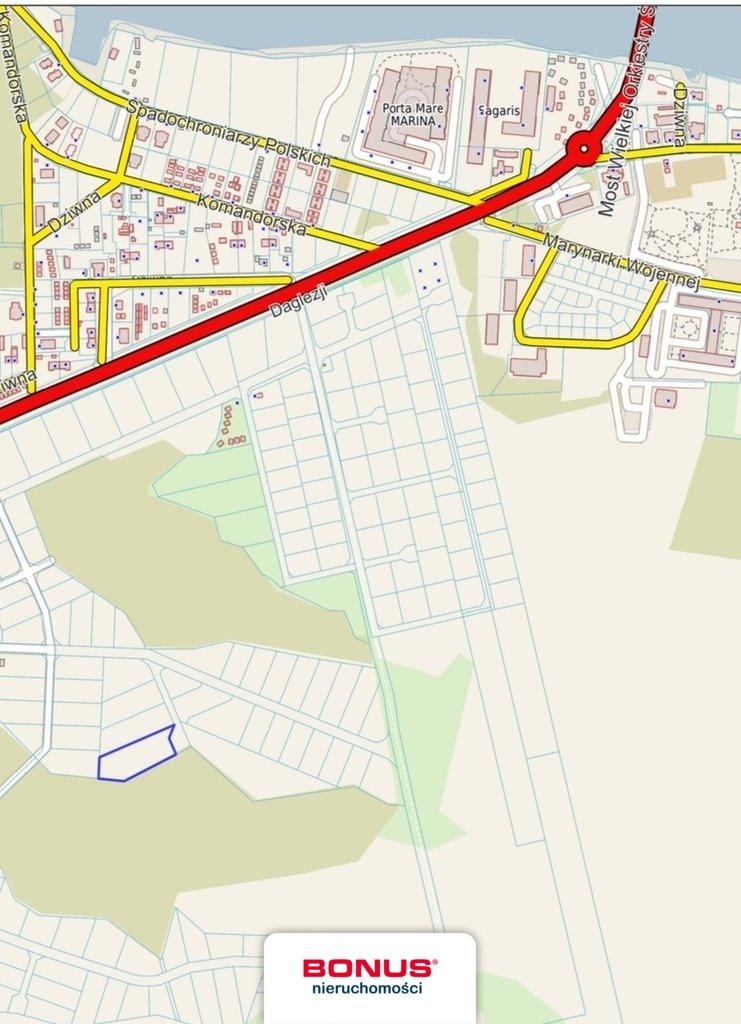 Działka rekreacyjna 3246 m² blisko morza, las, usługi turystyczne Dziwnów  3 246m2 Foto 1