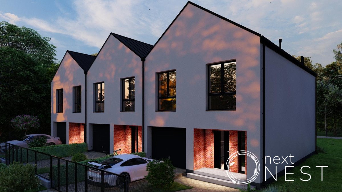 Segment środkowy 140 m2 z garażem, nowoczesny dom Solec, Fiołkowa  140m2 Foto 1