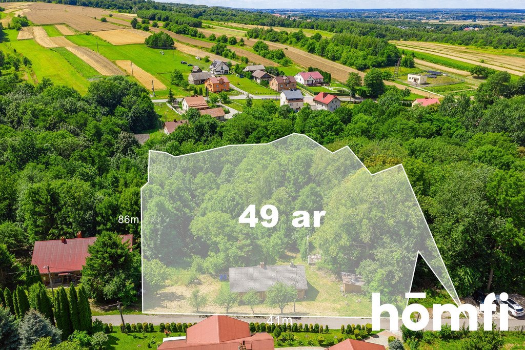 Drewniany dom 69 m² na dużej działce 49 arów - Trzciana Trzciana  69m2 Foto 1