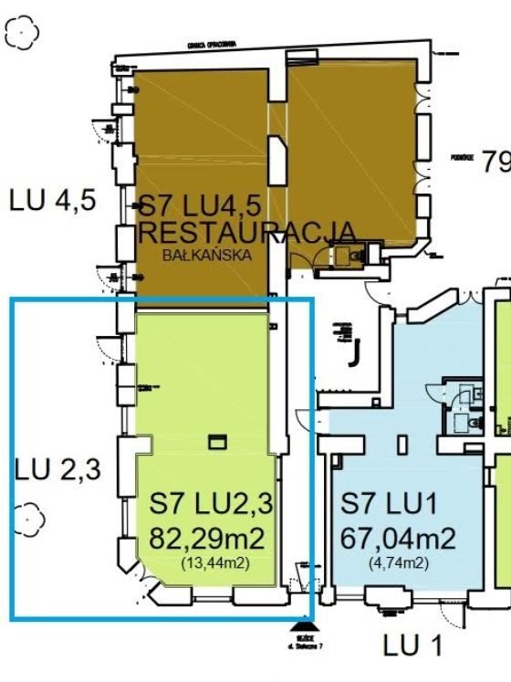 Lokal użytkowy na wynajem Kraków, Stare Miasto, Kazimierz, Św. Katarzyny  82m2 Foto 1