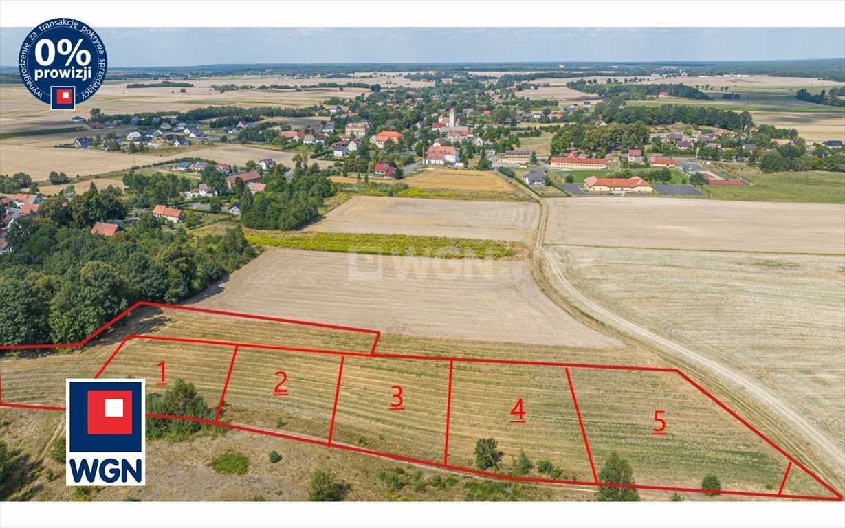 Działki budowlane 1200 m2 w Ocicach – idealne pod dom Ocice, Ocice  1 200m2 Foto 1
