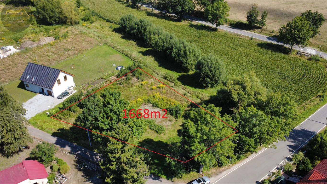 Sprzedam działkę 1668 m² pod budowę domu w Stefanowicach Stefanowice  1 668m2 Foto 1