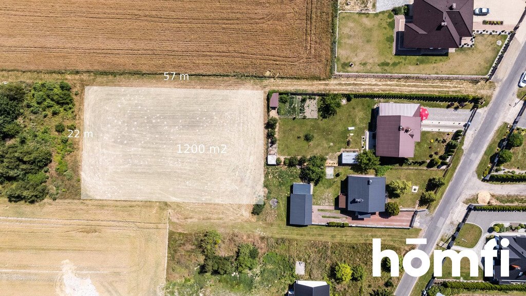 Działka 1200 m² pod dom w Makowie, blisko Radomia Maków, Gajowa  1 205m2 Foto 1