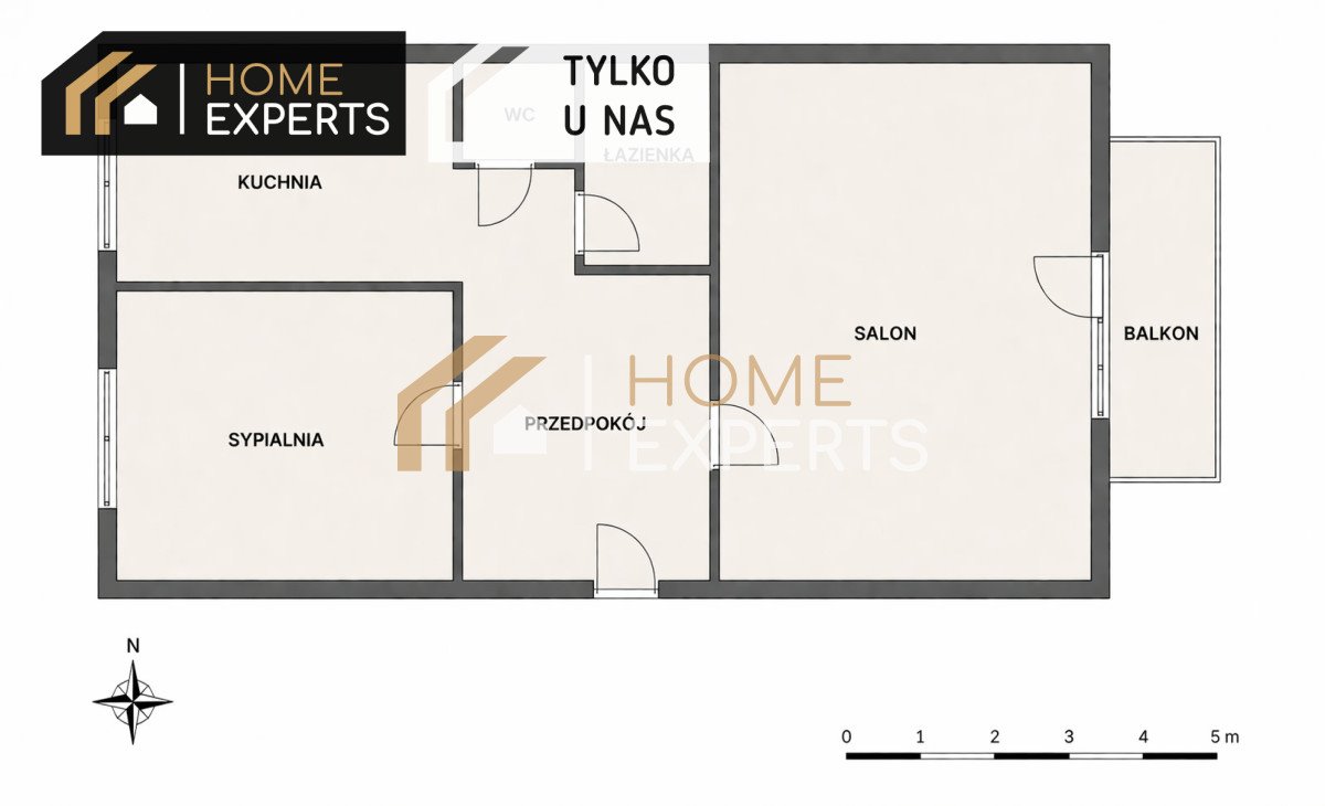 Przestronne 2 pokoje z dużą loggią i potencjałem aranżacyjnym Gdańsk, Władysława Biegańskiego  50m2 Foto 1