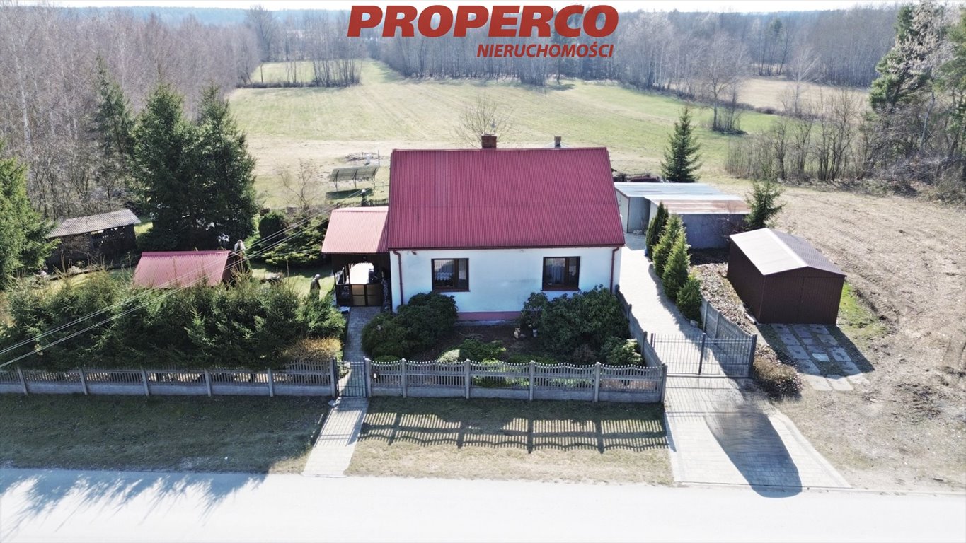Dom z panelami fotowoltaicznymi - duża działka 4923 m² Oksa, Kościelna  130m2 Foto 1