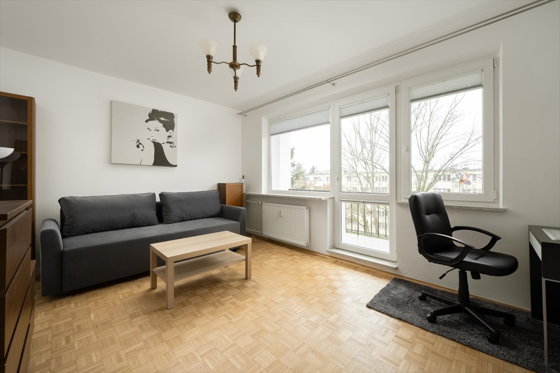 Mieszkanie dwupokojowe na wynajem Warszawa, Mokotów  43m2 Foto 1