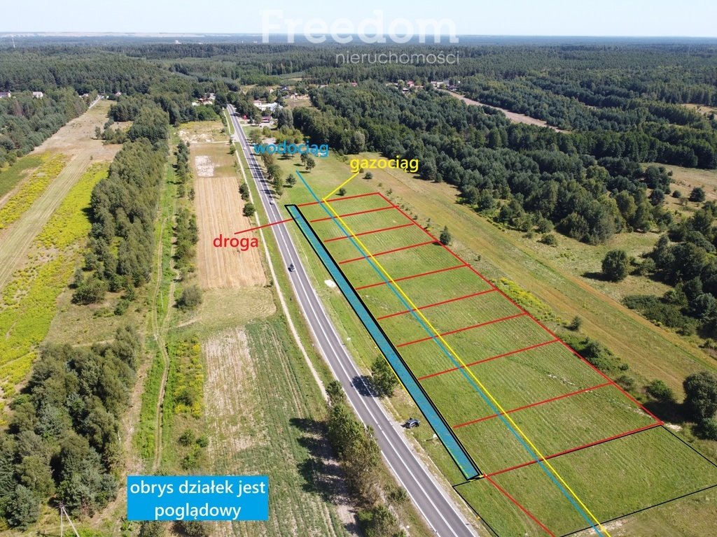 Działka budowlana na sprzedaż Lubienia, Iłżecka  1 442m2 Foto 1