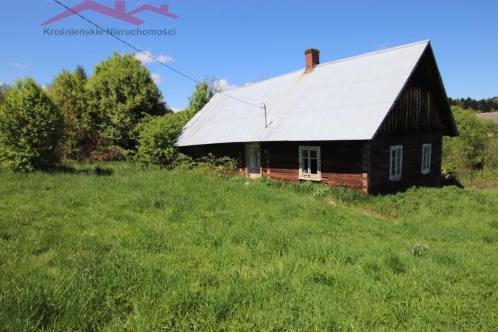 Urokliwy dom drewniany na 35 ar, widokowa działka Brzozów  70m2 Foto 1