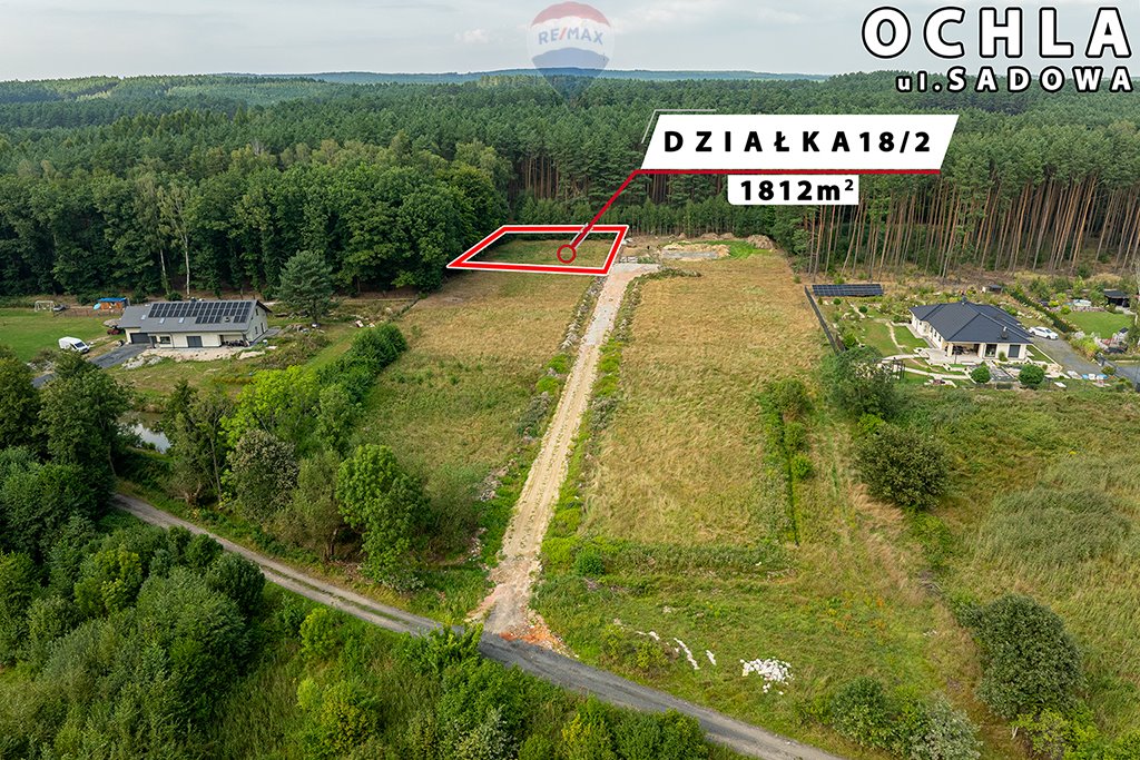 Działka budowlana na sprzedaż Zielona Góra, Ochla-Sadowa  1 812m2 Foto 1