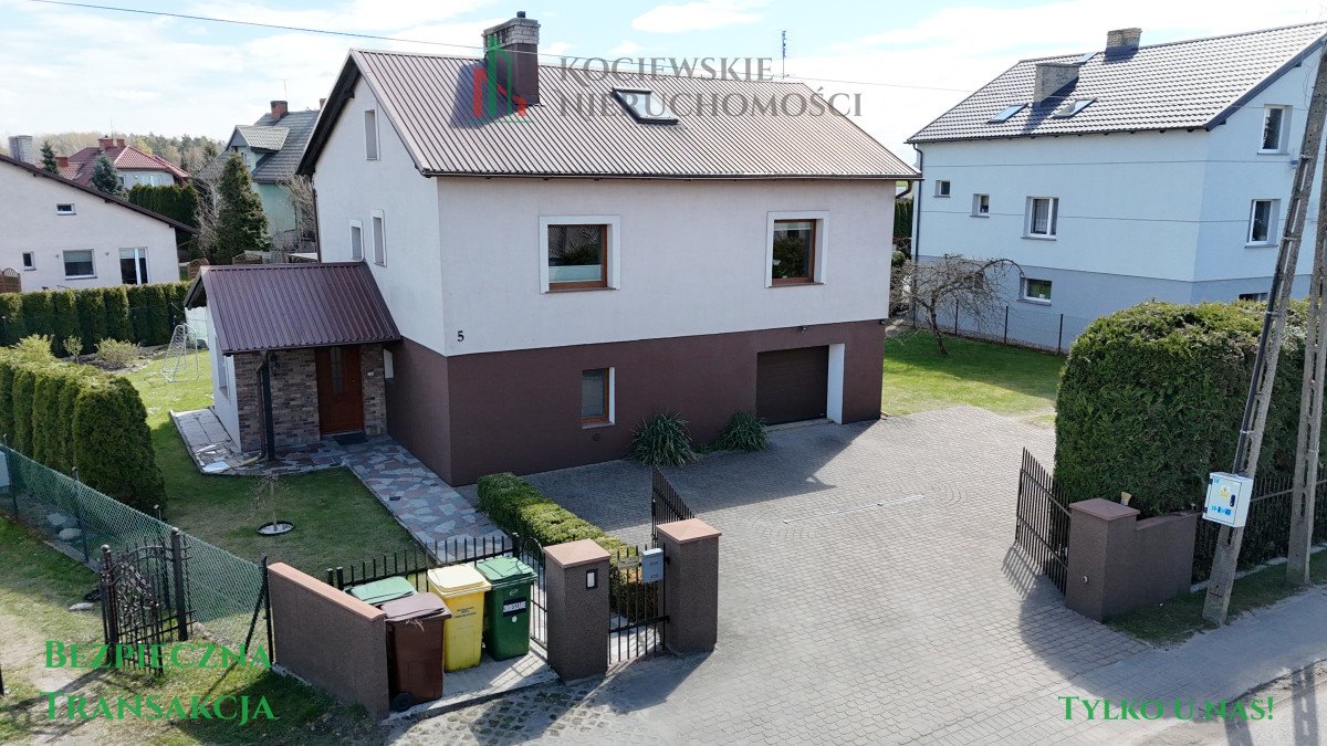 Przestronny dom z dużą działką w Koteżach – 4 sypialnie, kominek Koteże, Główna  144m2 Foto 1