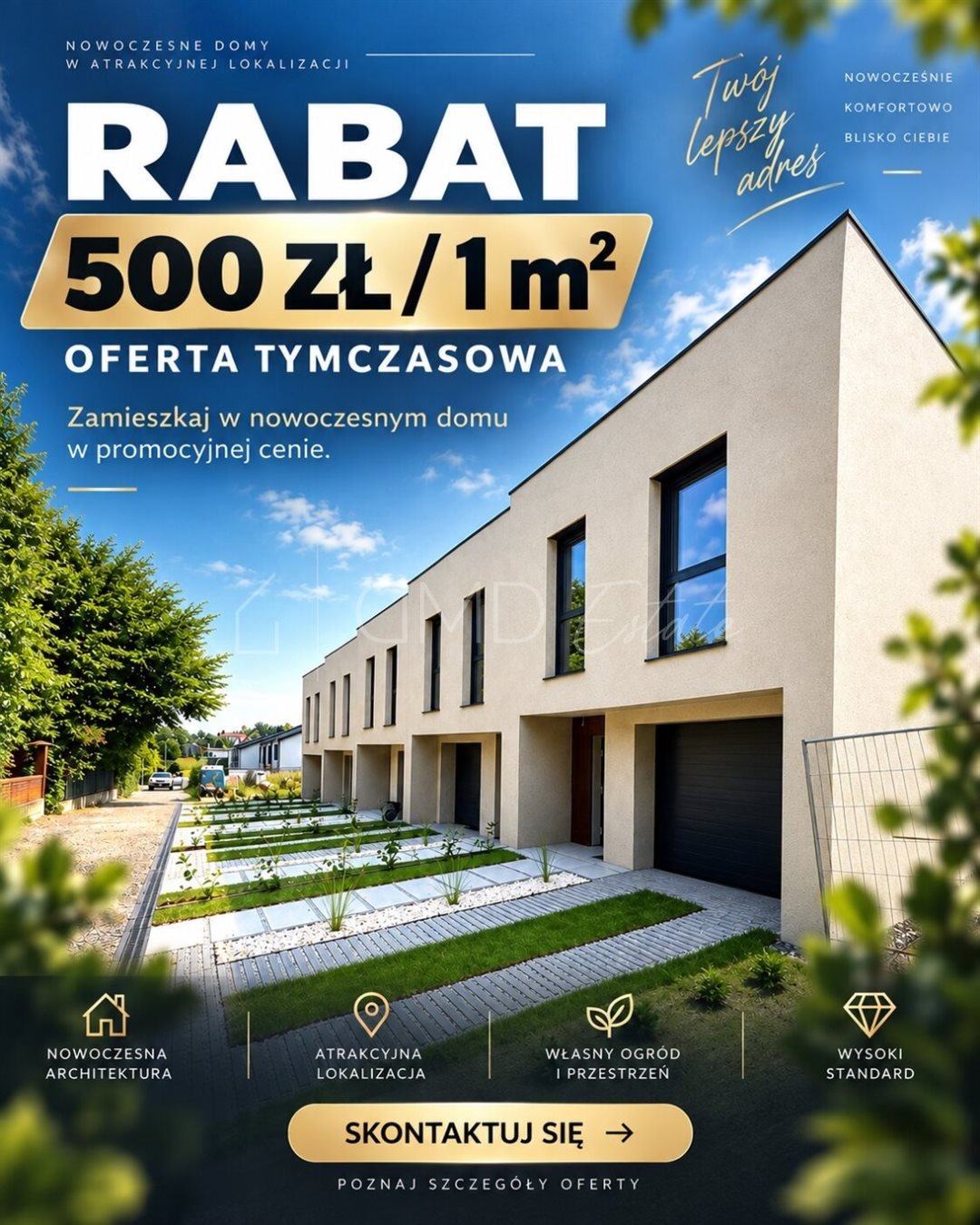 Polecam nowoczesny dom 128,83 m² z garażem i ogrodem w Mikołowie: Mikołów