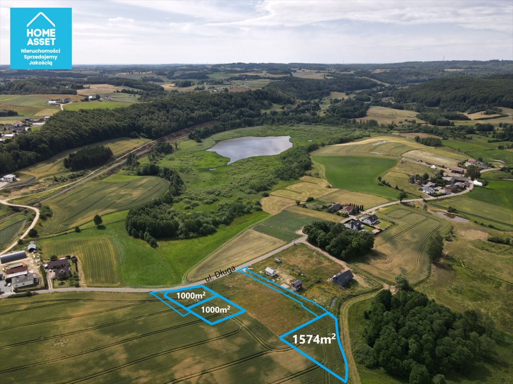 Działka budowlana 1574 m² w Kaszubach, blisko Trójmiasta Rąty, Długa  1 574m2 Foto 1