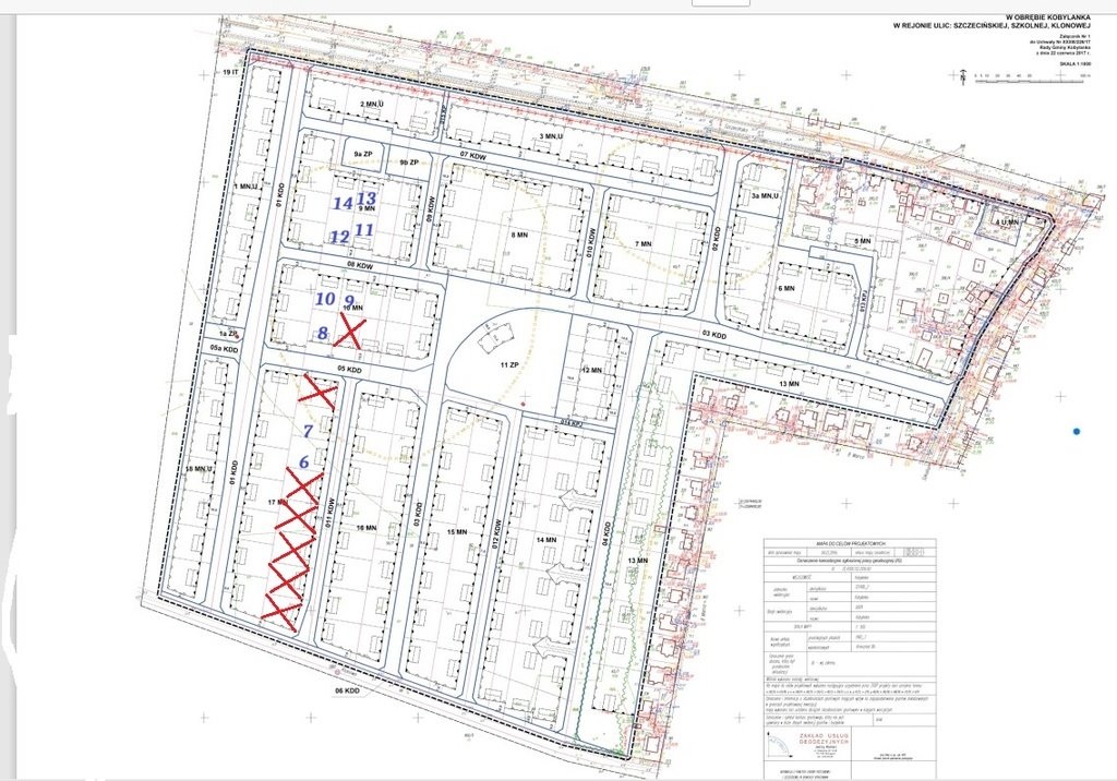 Działki budowlane od 975 m² w Kobylance (blisko centrum) Kobylanka  983m2 Foto 1