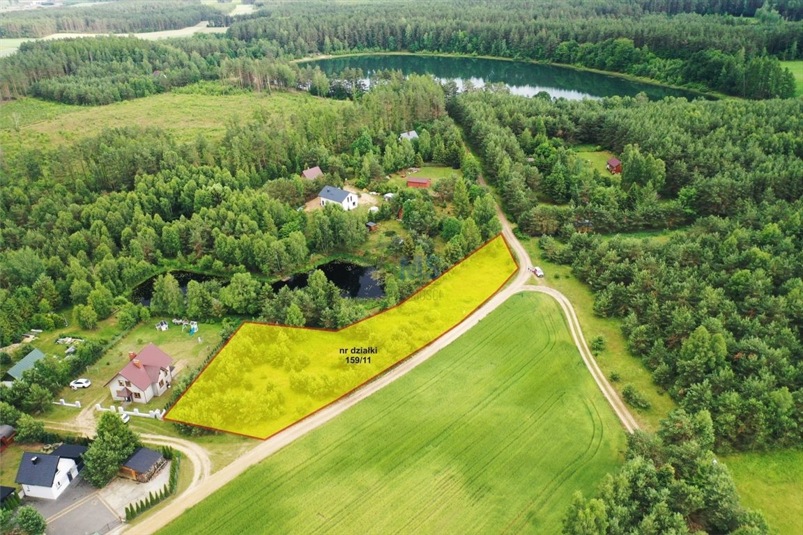 Działka rekreacyjna 2330 m² blisko jeziora Morzycz Zakrzewo  2 330m2 Foto 1