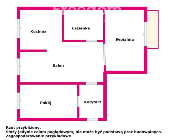 Mieszkanie trzypokojowe na sprzedaż Częstochowa, Kosmowskiej  59m2 Foto 7