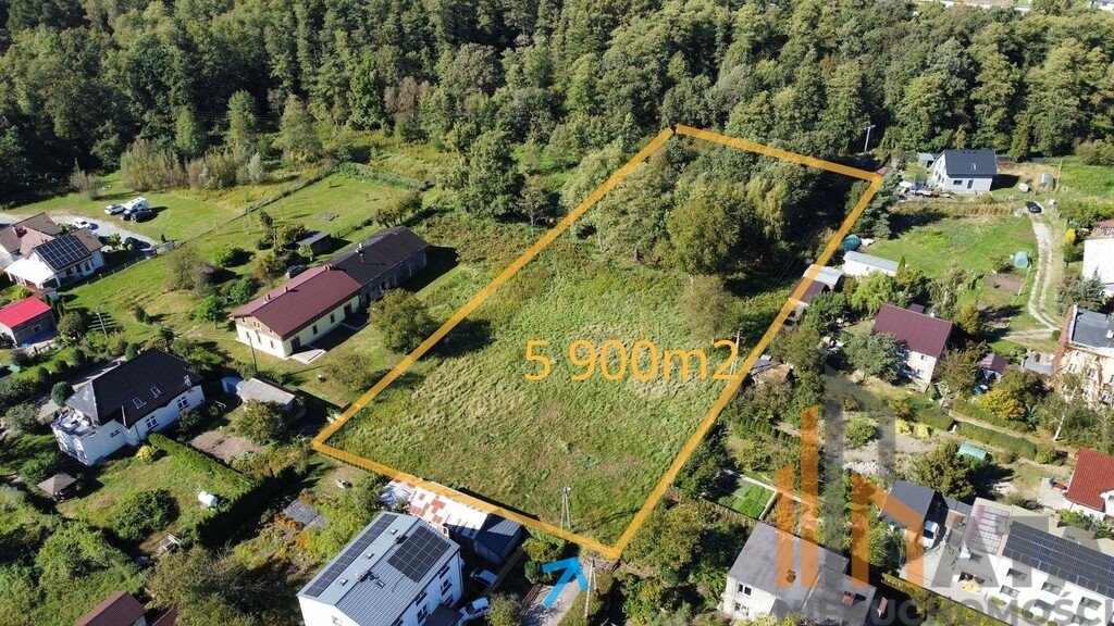 Działka budowlana na sprzedaż Długołęka  5 900m2 Foto 1