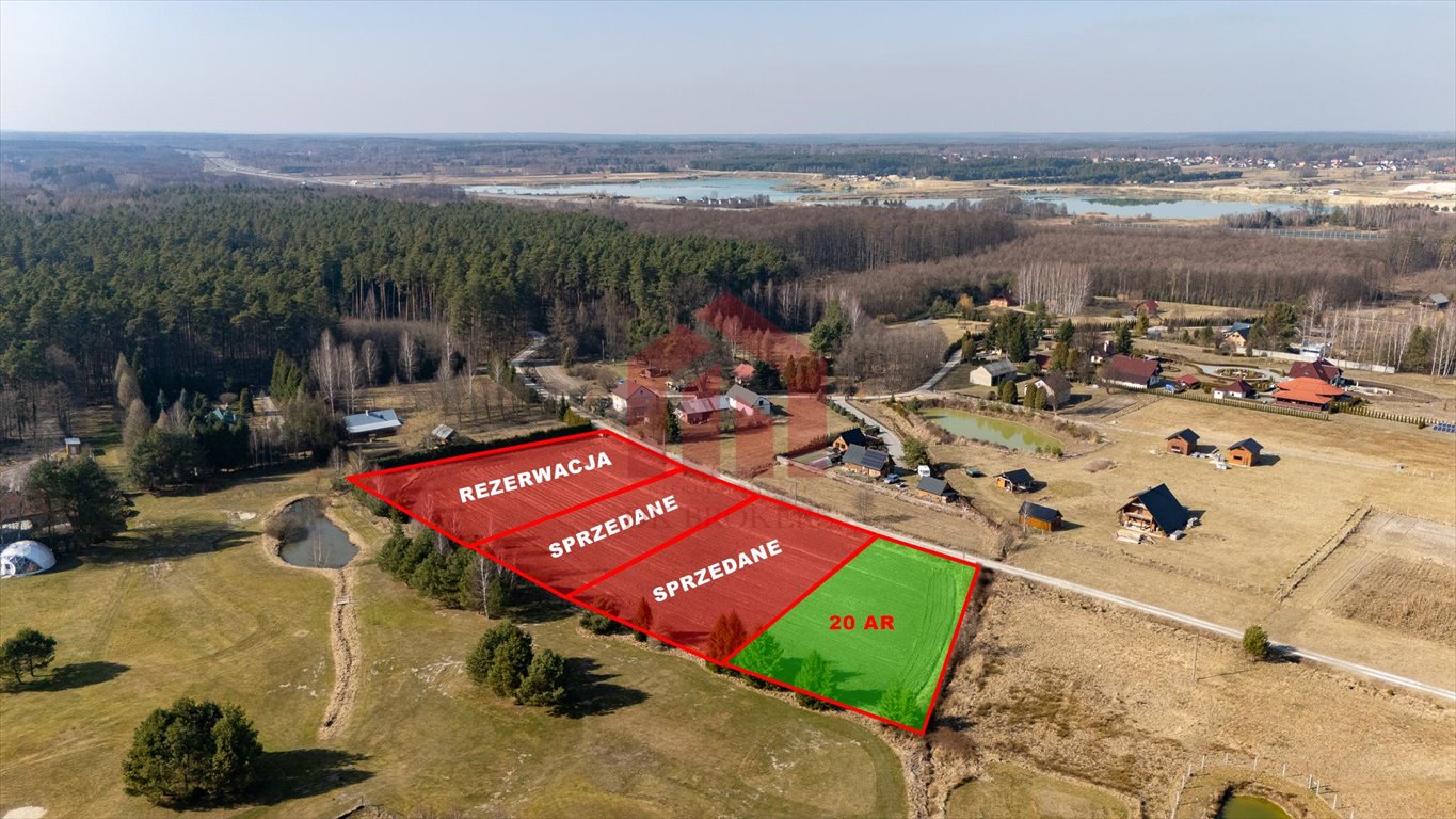 Działka budowlana na sprzedaż Krzywa  2 000m2 Foto 1