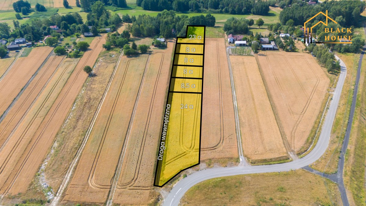 Sprzedam działkę budowlaną 802 m² z mediami w Niedrzwicy Niedrzwica Duża  802m2 Foto 1