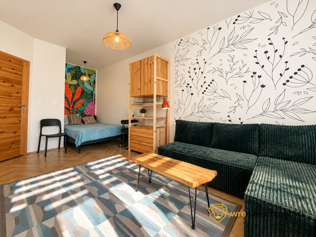 Polecam jasne 1-pokojowe mieszkanie 32,17 m² z pełnym wyposażeniem Wrocław, Krzyki, gen. Józefa Hallera  32m2 Foto 1